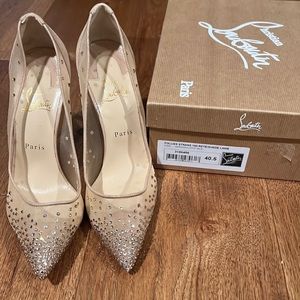 SOLD Christian Louboutin Follies Strass Pump